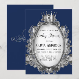 王子が海軍の銀の赤ちゃんシャワーを浴びる 招待状