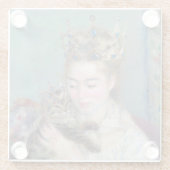 王子と私 ガラスコースター (裏面)