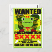 王子に合わない蛙 ポストカード (正面/裏面)