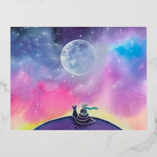 王子のはがき 箔シーズンポストカード (正面)