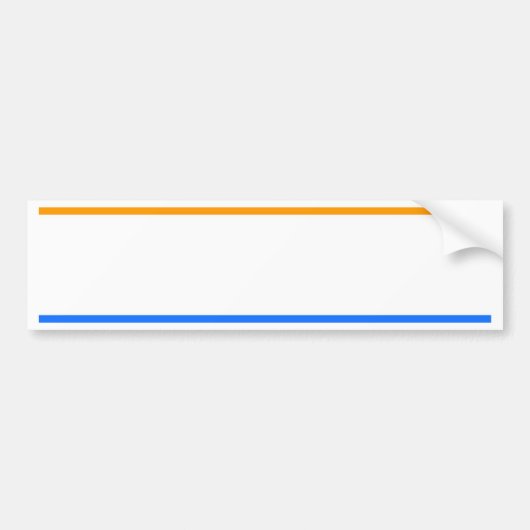 王子の国旗 バンパーステッカー (正面)