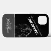 王子の気に事は嫌だ！馬に乗る！ Case-Mate iPhoneケース (裏面 (横))