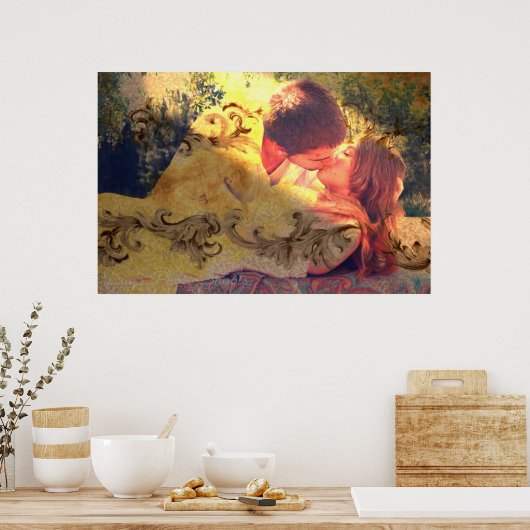 王子の眠る美しいのキス 魅力的 ポスター (キッチン)