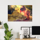 王子の眠る美しいのキス 魅力的 ポスター (ホームオフィス)