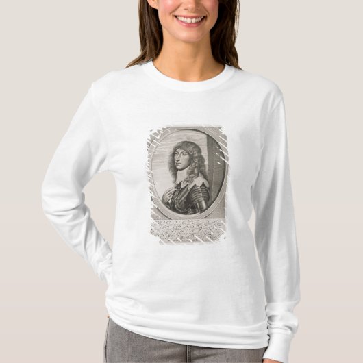 王子の(1619-82年の)宮中伯のルパートポートレート Tシャツ (正面)