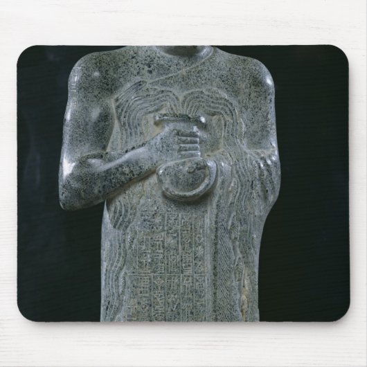 王子のGudea、紀元前のc.2150彫像 マウスパッド (正面)
