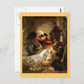 王子は眠っている美しいに傾く ポストカード (正面/裏面)