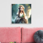 「王子を捜し求め魅力的て」 キャンバスプリント (インサイチュ (リビング))