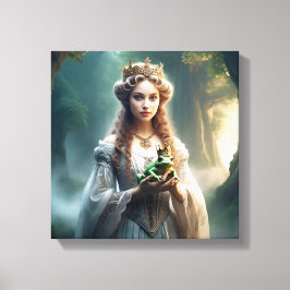 「王子を捜し求め魅力的て」 キャンバスプリント