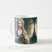 「王子を捜し求め魅力的て」 コーヒーマグカップ (正面左)