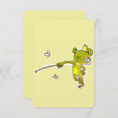 王子カエル サンキューカード (正面/裏面)