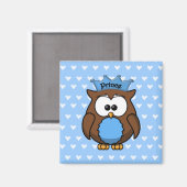 王子フクロウ坊や マグネット (正面/裏面)