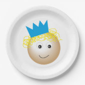 王子様のおとぎ話，ハッピーバースデー ペーパープレート (正面)