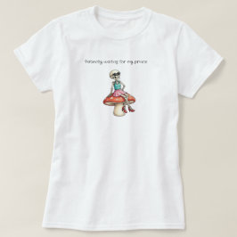 王子様を待つスケルトン Tシャツ