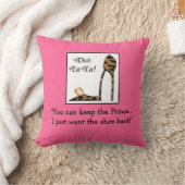 王子様保も、靴を返して欲しい クッション (ブランケット)