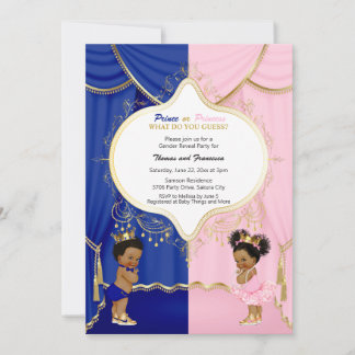 王子王室のまたはプリンセス性表彰招待状 招待状