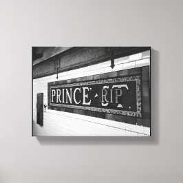 王子(裂け目) キャンバスプリント