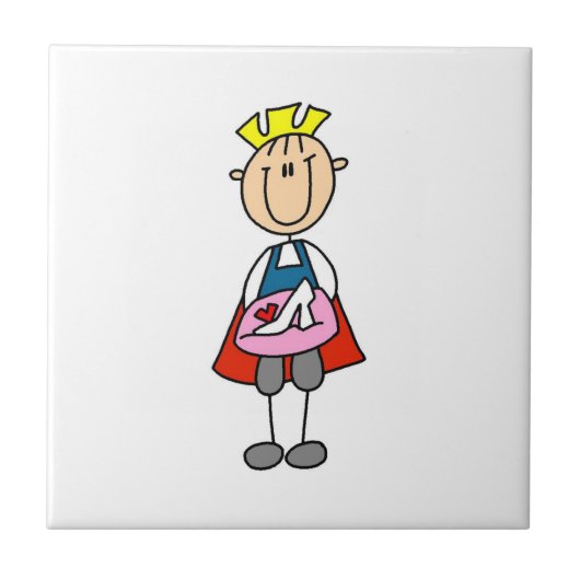 王子With Glass Slipper タイル (正面)