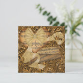 王室にふさわしいエレガントなイベント招待状 招待状 (スタンド正面)