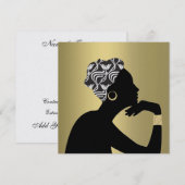 王室にふさわしいエレガントなイベント - SRF 招待状 (正面/裏面)