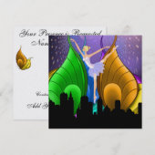 王室にふさわしいエレガントなイベント - SRF 招待状 (正面/裏面)