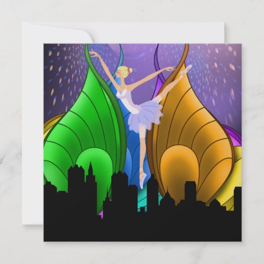 王室にふさわしいエレガントなイベント - SRF 招待状 (正面)