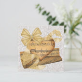 王室にふさわしい優雅なイベント 招待状 (スタンド正面)