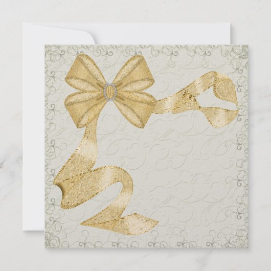 王室にふさわしい優雅なイベント - SRF 招待状 (正面)