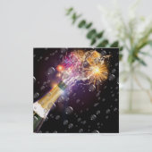 王室にふさわしい優雅なパーティーの招待状 招待状 (スタンド正面)