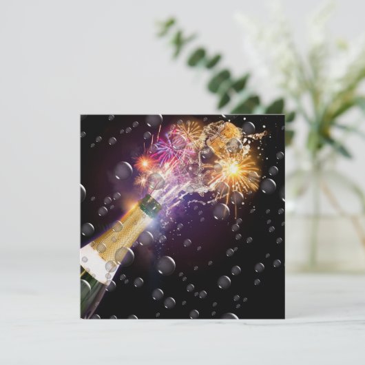 王室にふさわしい優雅なパーティーの招待状 招待状 (スタンド正面)