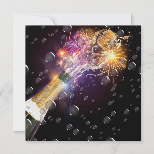 王室にふさわしい優雅な祝賀会の招待状 招待状 (正面)