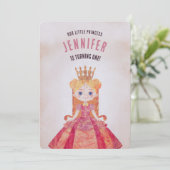 王室のおとぎ話の第1誕生日 招待状 (スタンド正面)