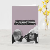 王室のおもしろカード カード (黄色い花)