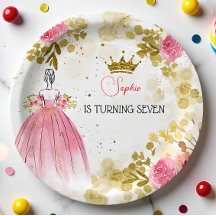 王室のお祝いピンクのプリンセス誕生日