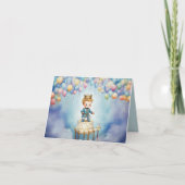 王室のお祝い誕生日カード カード (正面)