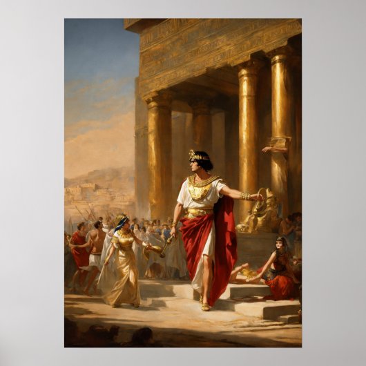 王室のくつろぎ:双子のクレオ絵画パトラ ポスター (正面)