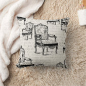 王室のでフランスのな装飾用クッション クッション (ブランケット)