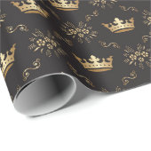 王室ので贅沢な金ゴールドの包装紙 ラッピングペーパー (ロールコーナー)