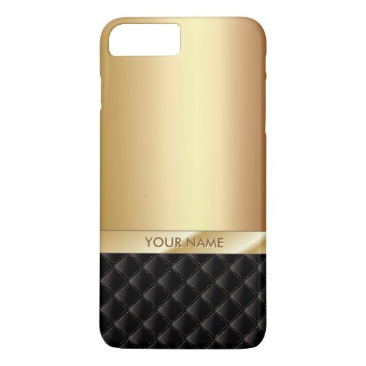 王室ので贅沢な金ゴールドの名前をカスタムする Case-Mate iPhoneケース (裏面)