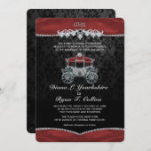 王室のなおとぎ話の招待状 招待状 (正面/裏面)