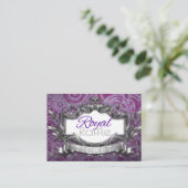 王室のなおむつRaffle|Purple及び白人の民族のプリンセス エンクロージャーカード (スタンド正面)