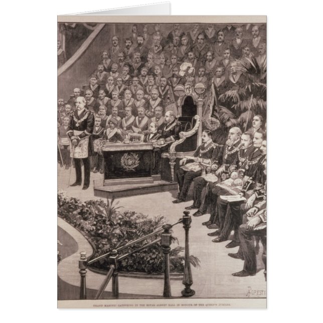 王室のなアルバートの壮大なフリーメーソンの収集 (正面)