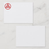 王室のなアーチの名刺 名刺 (正面/裏面)