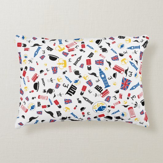 王室のなイギリス アクセントクッション (正面)