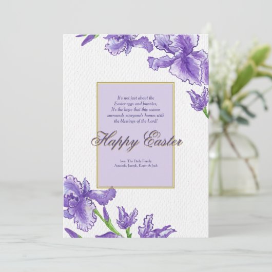 王室のなイースター挨拶状 シーズンカード (スタンド正面)