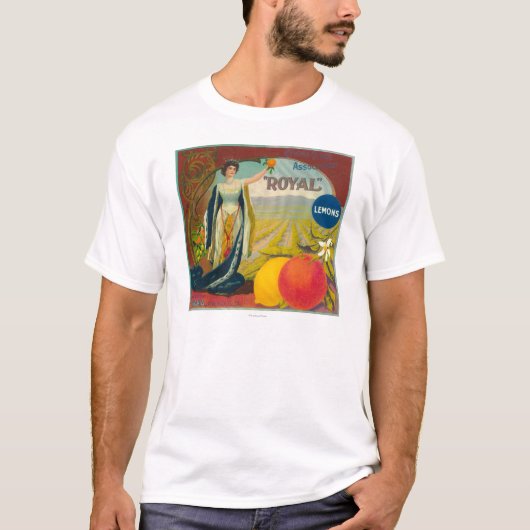 王室のなオレンジLabelCorona、カリフォルニア Tシャツ (正面)