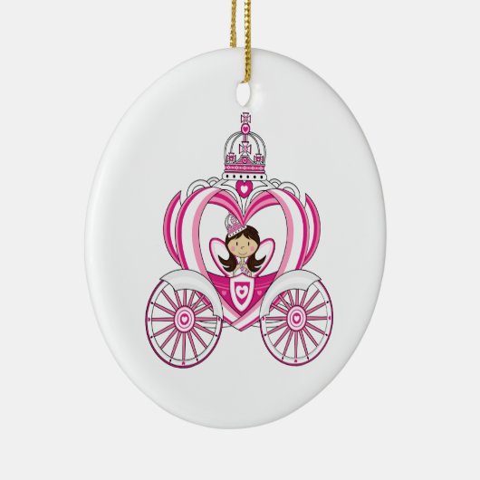王室のなキャリッジオーナメントのプリンセス セラミックオーナメント (右)