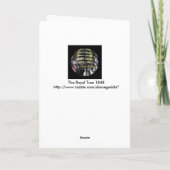 王室のなクリスマスツリー シーズンカード (裏面)