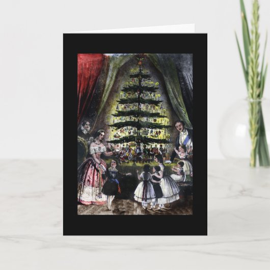 王室のなクリスマスツリー シーズンカード (正面)