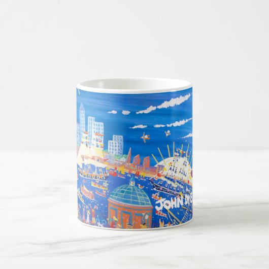 王室のなグリニッジの高い船のレガッタの芸術のマグ コーヒーマグカップ (中央)